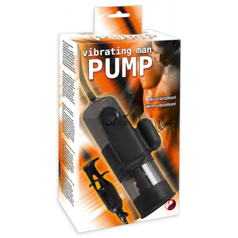 Помпа для пениса с вибропулей Vibrating Man Pump